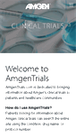 Mobile Screenshot of amgentrials.com
