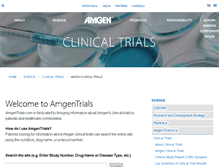 Tablet Screenshot of amgentrials.com